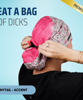 Eat A Bags Of Dicks - Scrub Cap - rae & grace - Ponytail - Accent Top