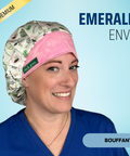 Emerald Envy  - Scrub Cap - rae & grace - Bouffant