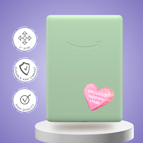 Emotional Support Kindle - Sticker