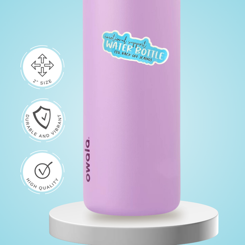 Emotional Support Water Bottle - Sticker