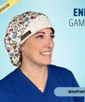 End Game - Scrub Cap - rae & grace - Bouffant