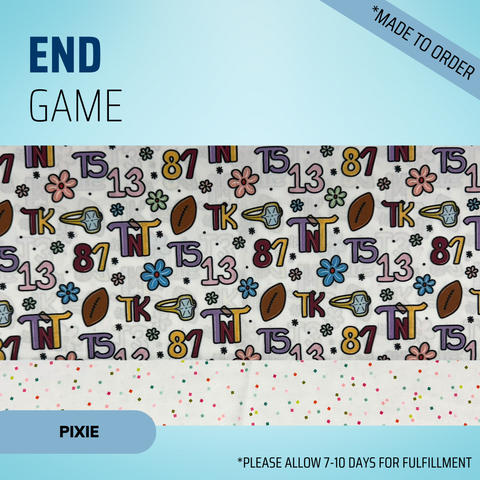 End Game - Scrub Cap - rae & grace - Pixie - Made to order Please allow 7-10 days for fulfillment.