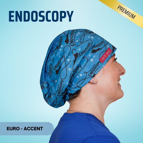 Endoscopy - Scrub Cap - rae & grace - Euro - Accent Top