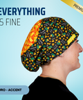 Everything Is Fine - Scrub Cap - rae & grace - Euro - Accent Top