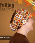Falling For Fall  - Scrub Cap - rae & grace - Euro - Accent Top