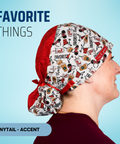 Favorite Things - Scrub Cap - rae & grace - Ponytail - Accent Top