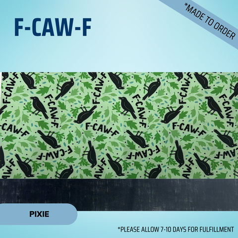 F-Caw-F - Scrub Cap - rae & grace - Pixie - Made to order Please allow 7-10 days for fulfillment.