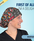 First Of All, I'm A Delight - Scrub Cap - rae & grace - Bouffant