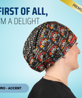 First Of All, I'm A Delight - Scrub Cap - rae & grace - Euro - Accent Top