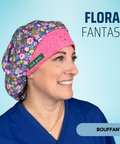 Floral Fantasy - Scrub Cap - rae & grace - Bouffant