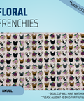 Floral Frenchies - Scrub Cap - rae & grace - Skull Cap - Made to order Please allow 7-10 days for fulfillment.