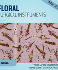 Floral Surgical Instruments - Scrub Cap - rae & grace - Skull Cap - *Made to order