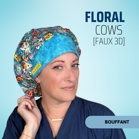 Floral Cows (Faux 3D)