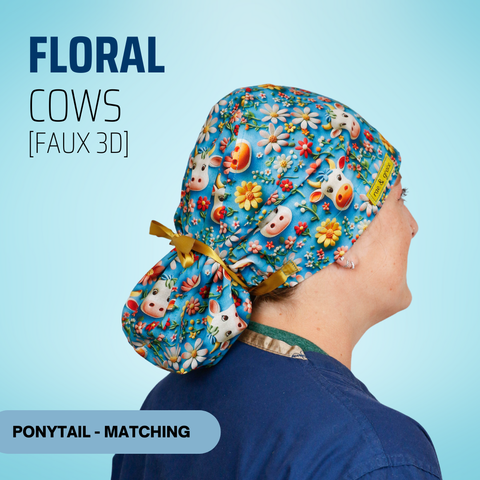 Floral Cows (Faux 3D)