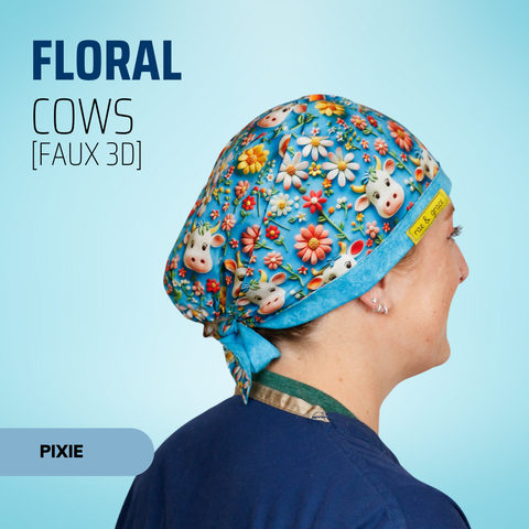 Floral Cows (Faux 3D)