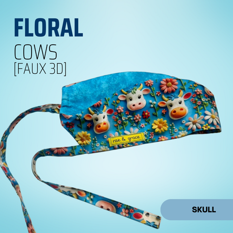 Floral Cows (Faux 3D)