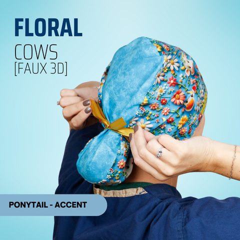 Floral Cows (Faux 3D)