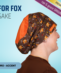 For Fox Sake - Scrub Cap - rae & grace - Euro - Accent Top