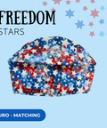 Freedom Stars - Scrub Cap - rae & grace - Euro - Matching Top