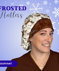 Frosted Antlers - Scrub Cap - rae & grace - Bouffant