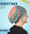Fuckity Fuck Fuck - Scrub Cap - rae & grace - Euro - Accent Top