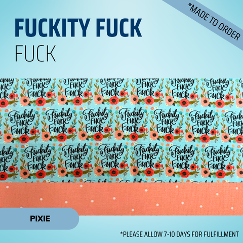 Fuckity Fuck Fuck - Scrub Cap - rae & grace - Pixie - *Made to order