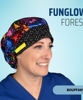 Funglow Forest - Scrub Cap - rae & grace - Bouffant