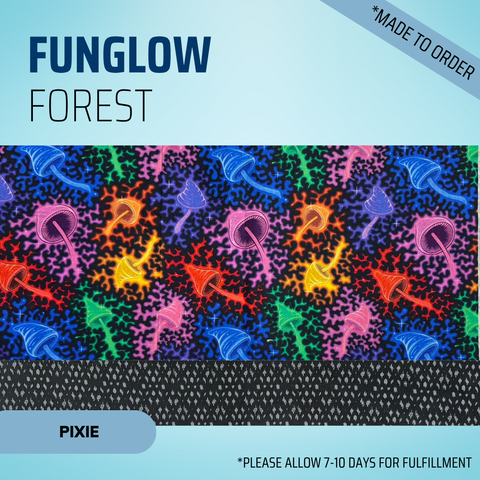 Funglow Forest - Scrub Cap - rae & grace - Pixie - Made to order Please allow 7-10 days for fulfillment.
