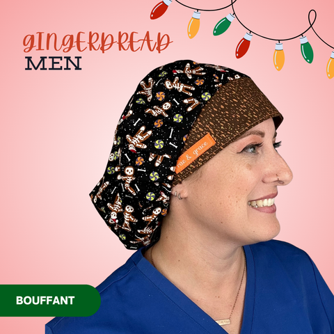 Gingerdread Men - Scrub Cap - rae & grace - Bouffant