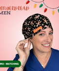 Gingerdread Men - Scrub Cap - rae & grace - Euro - Matching Top