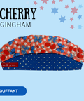 Cherry Gingham - Scrub Cap - rae & grace - Bouffant