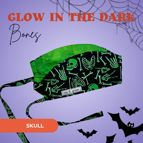 Glow In The Dark Green Bones - rae & grace