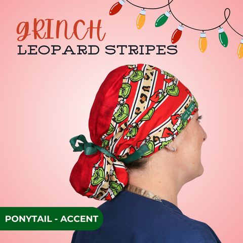 Grinch Leopard Stripe