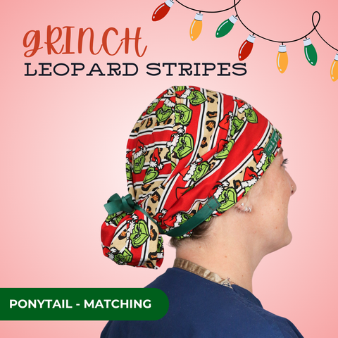 Grinch Leopard Stripe