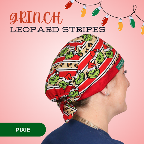 Grinch Leopard Stripe