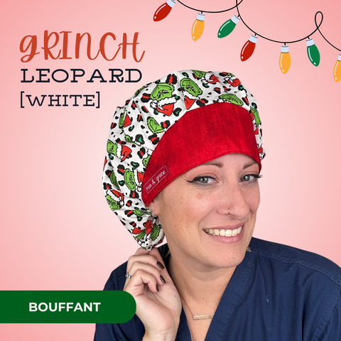 Grinch Leopard on White