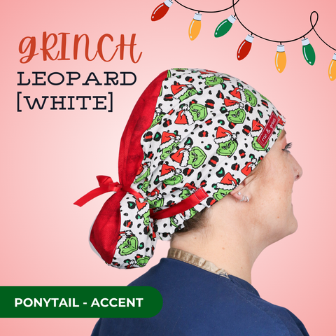 Grinch Leopard on White