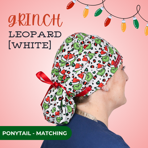 Grinch Leopard on White