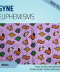 Gyne Euphemisms - Scrub Cap - rae & grace - Skull Cap - *Made to order