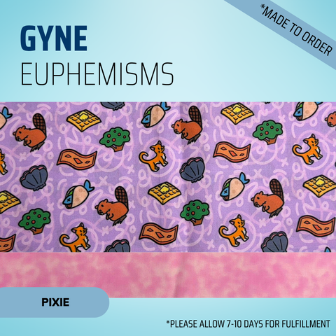 Gyne Euphemisms - Scrub Cap - rae & grace - Pixie - *Made to order
