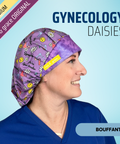 Gynecology Diasies - Scrub Cap - rae & grace - Bouffant