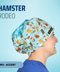 Hamster Rodeo - Scrub Cap - rae & grace - Euro - Accent Top
