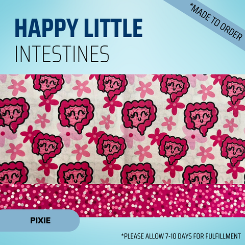 Happy Little Intestines - Scrub Cap - rae & grace - Pixie - *Made to order