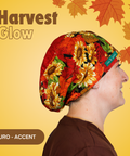 Harvest Glow - Scrub Cap - rae & grace - Euro - Accent Top