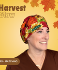 Harvest Glow - Scrub Cap - rae & grace - Euro - Matching Top