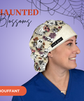 Haunted Blossoms  - Scrub Cap - rae & grace - Bouffant