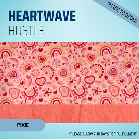 Heartwave Hustle - Scrub Cap - rae & grace - Pixie - *Made to order