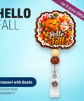 Hello Fall - Badge Reel - rae & grace - Permanent/Beads