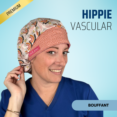 Hippie Vascular - Scrub Cap - rae & grace - Bouffant