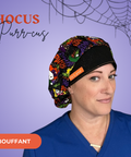 Hocus Purr-Cus  - Scrub Cap - rae & grace - Bouffant
